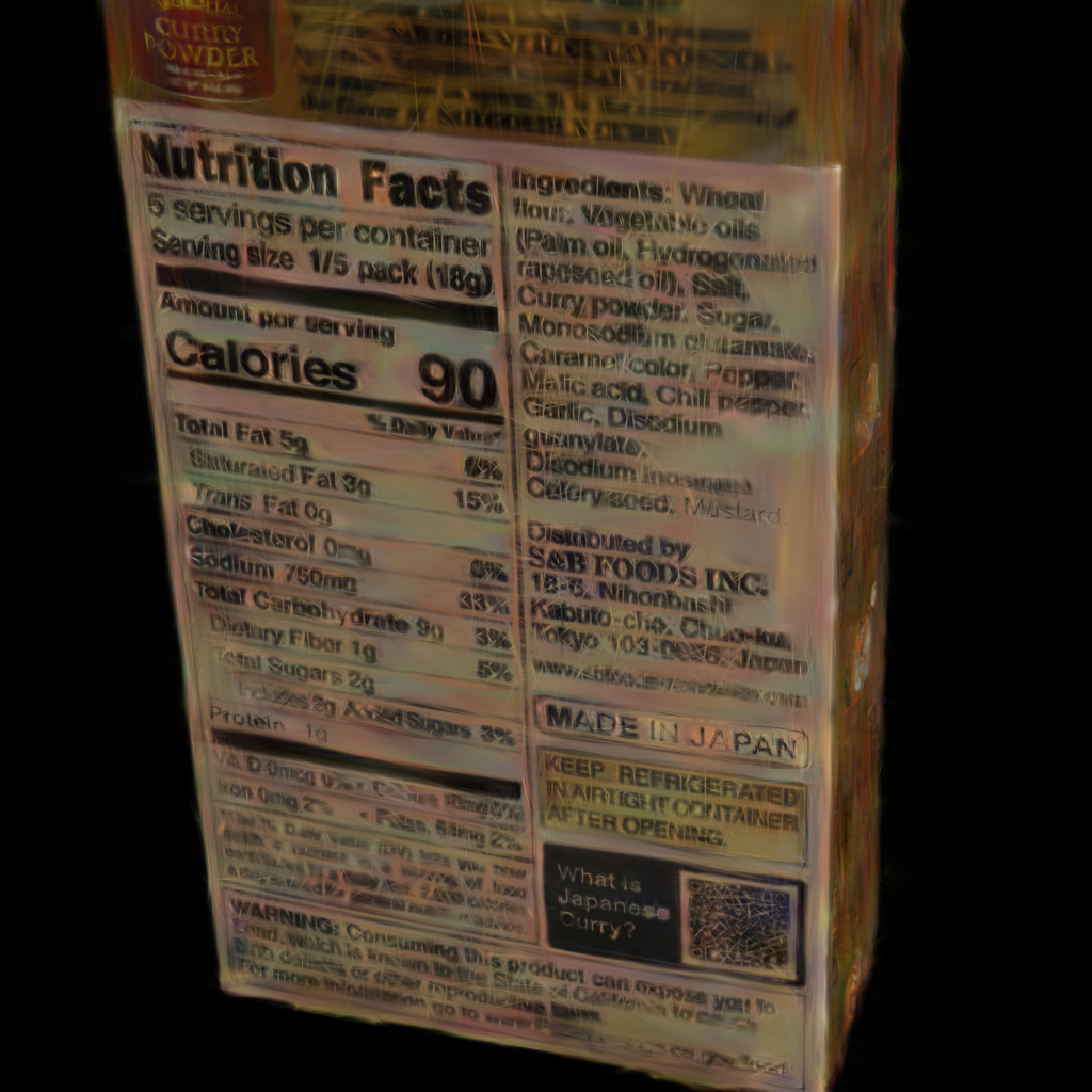 Curry view with bit accuracy 0.46875