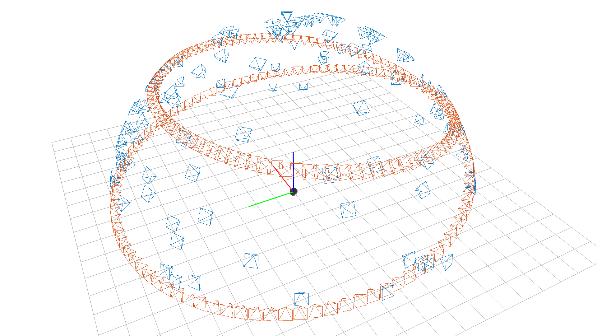 Camera viewpoints used in Blender dataset