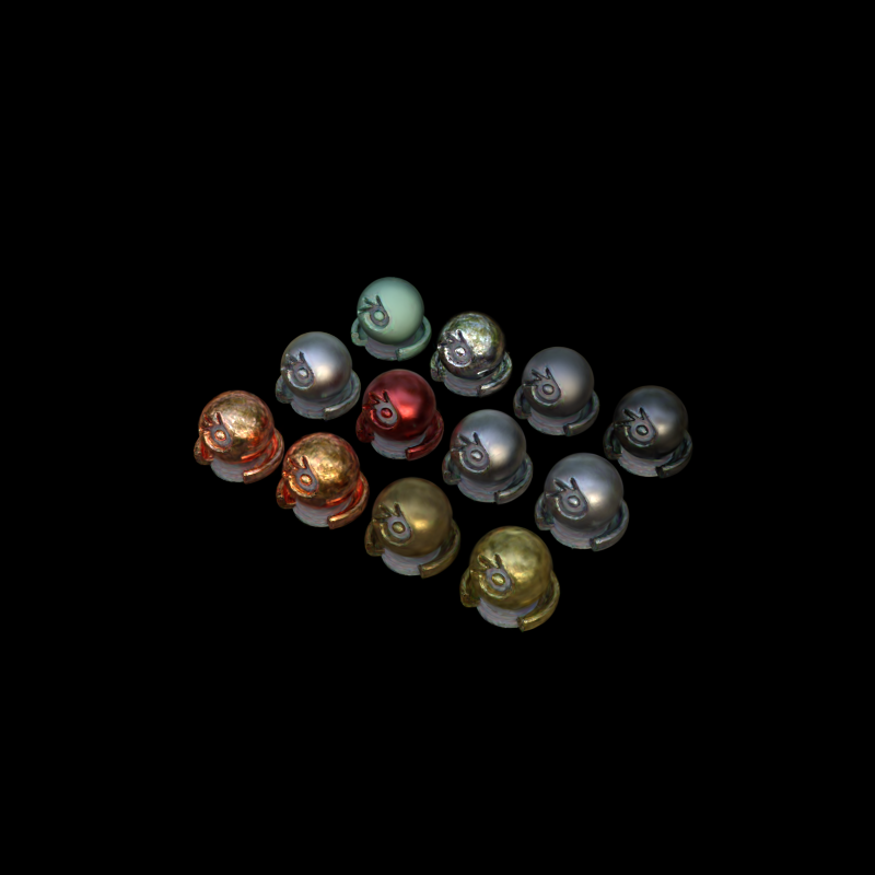 Materials view with bit accuracy 0.46875