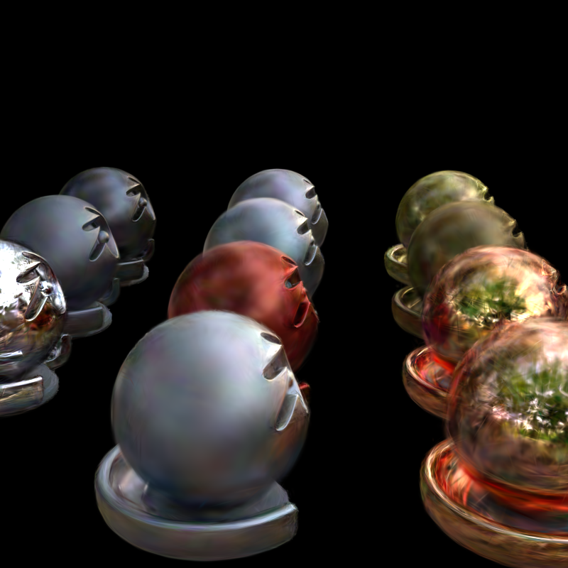 Materials view with bit accuracy 0.34375